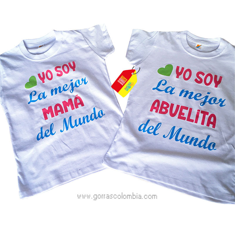 Camiseta LA MEJOR MAMÁ / ABUELITA
