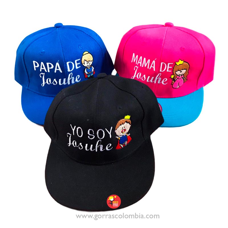 Gorras FAMILIA REAL - PAPÁS DE... (Nombre)