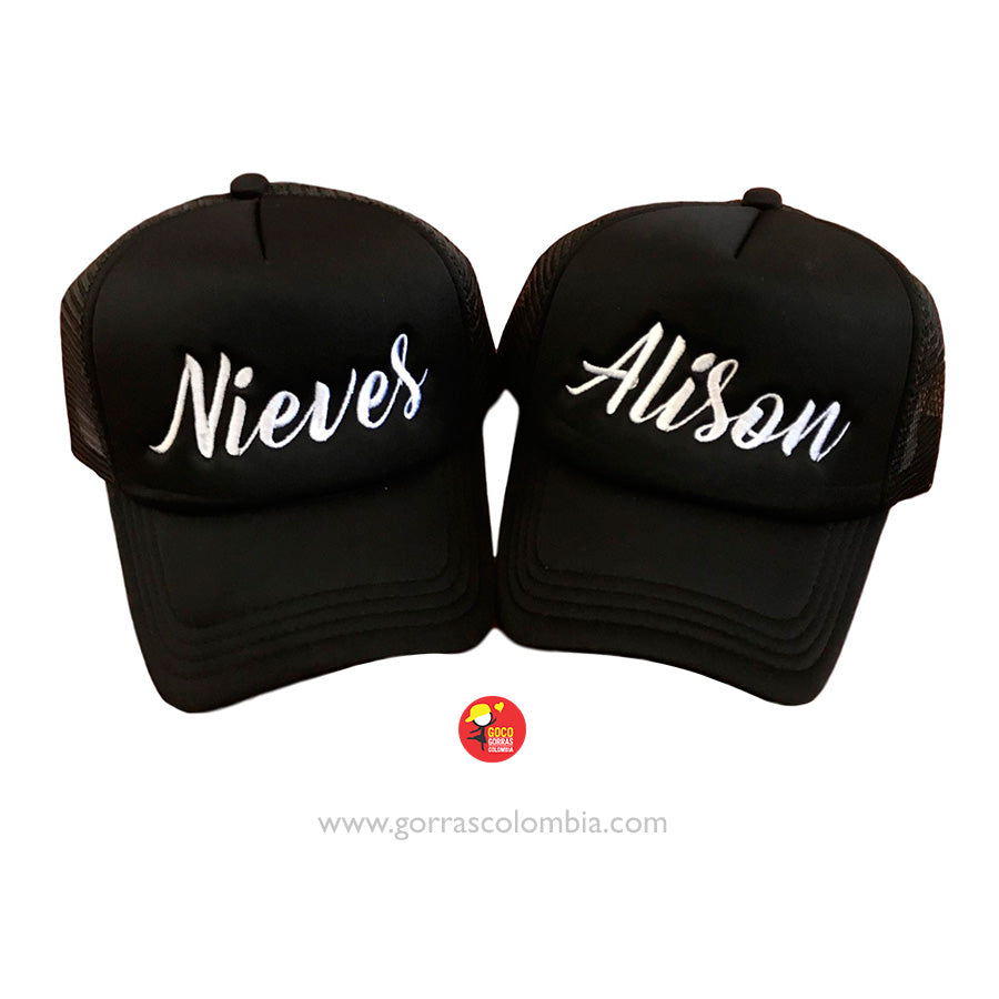 Gorras MAMÁ E HIJA (Nombres)