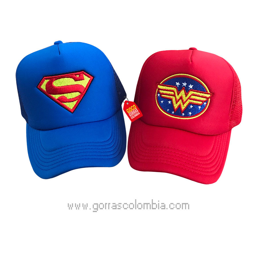 Gorra SUPERMAN / MUJER MARAVILLA