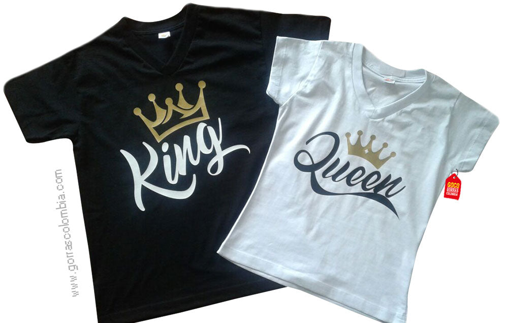 Camiseta KING / QUEEN