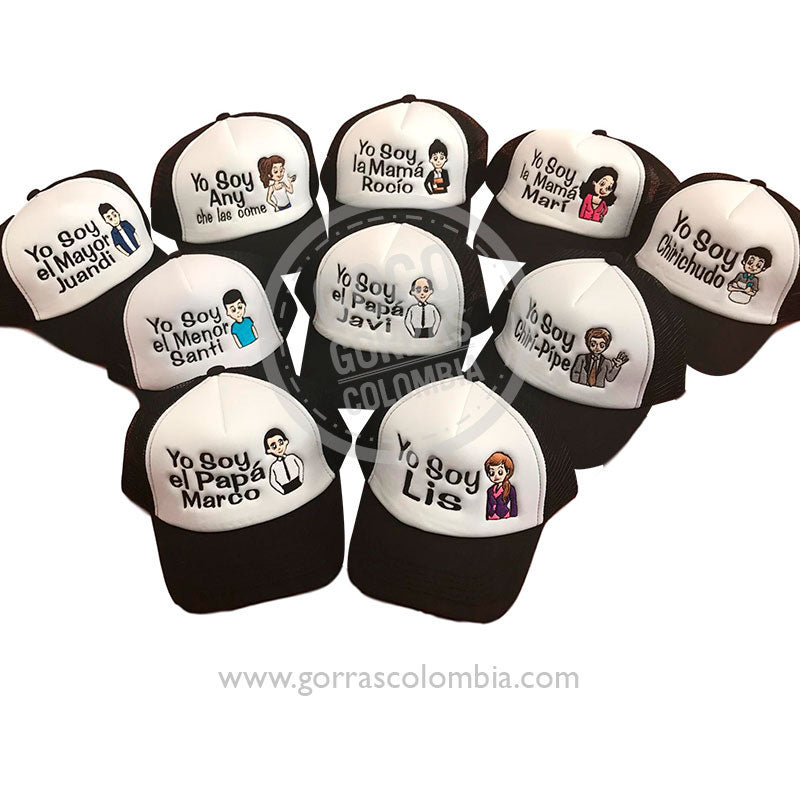 Gorra FAMILIA (Parentesco-Nombre)