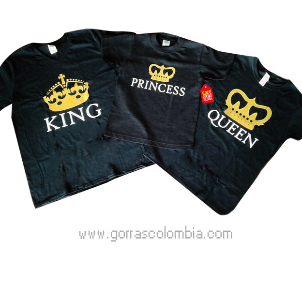Camiseta KING / QUEEN / PRINCESS