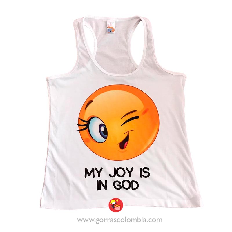 Esqueleto EMOJI GUIÑO - MY JOY IS IN GOD