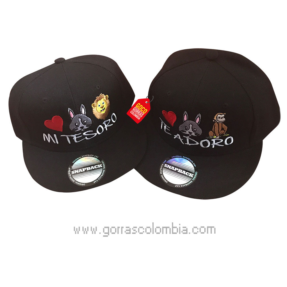 Gorras MI TESORO - TE ADORO