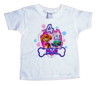 Camiseta PAW PATROL - SKYE Y EVEREST