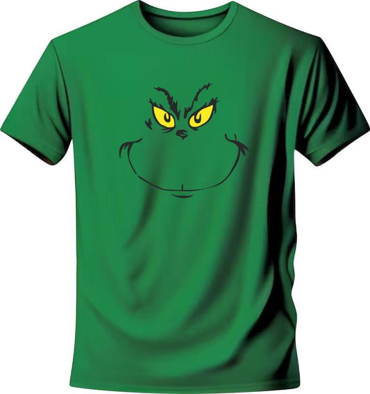 Camiseta cara de Grinch