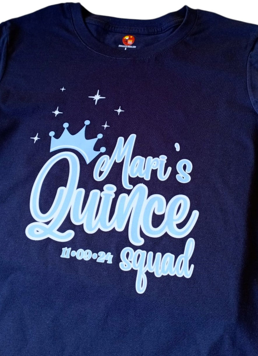 Camiseta Cumpleaños QUINCE SQUAD