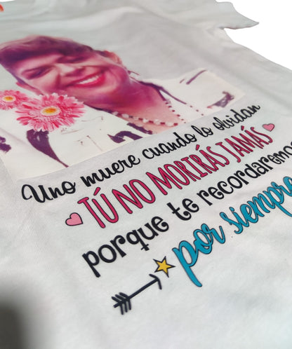 Camiseta TE RECORDAREMOS POR SIEMPRE