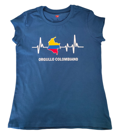 Camiseta MAPA DE COLOMBIA (Frase)