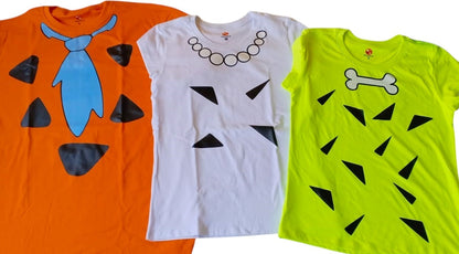 Camiseta LOS PICAPIEDRAS PEDRO / VILMA / PEBBLES