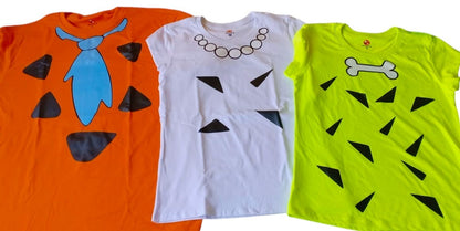 Camiseta LOS PICAPIEDRAS PEDRO / VILMA / PEBBLES