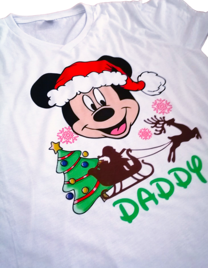 Familia Mickey Mouse en Navidad (nombre)