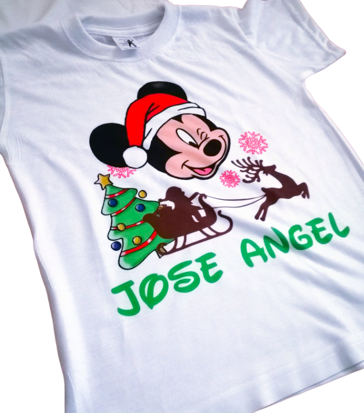 Familia Mickey Mouse en Navidad (nombre)