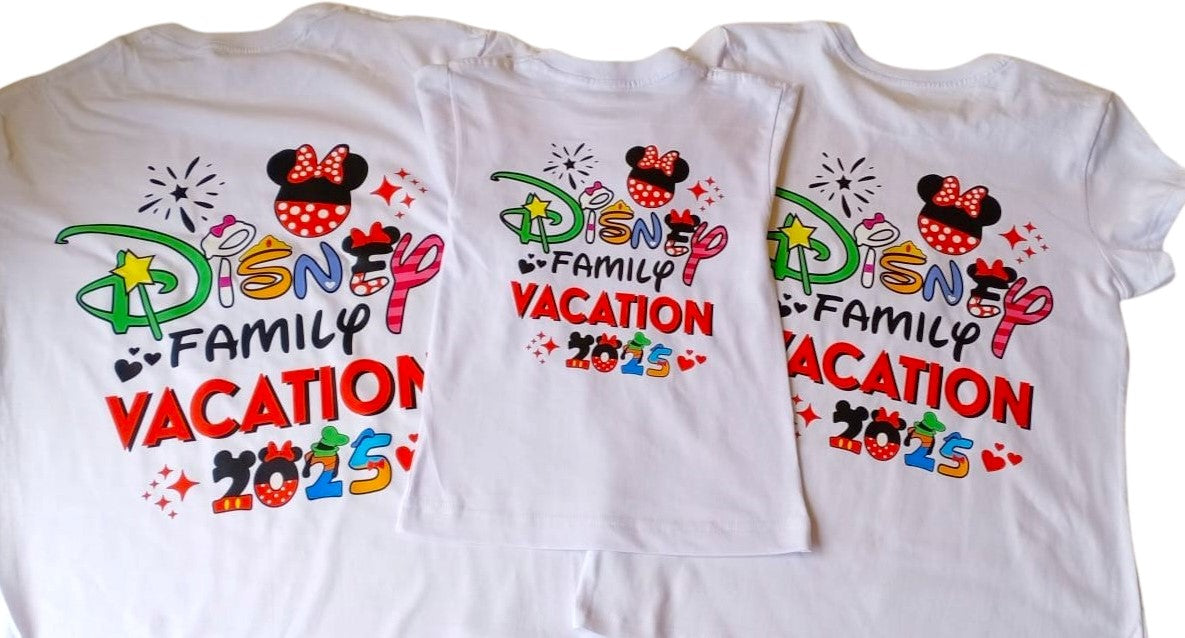 Camiseta DISNEY MICKEY FAMILY VACATION