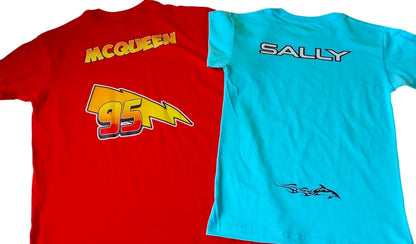 Camiseta CARS RAYO MCQUEEN / SALLY