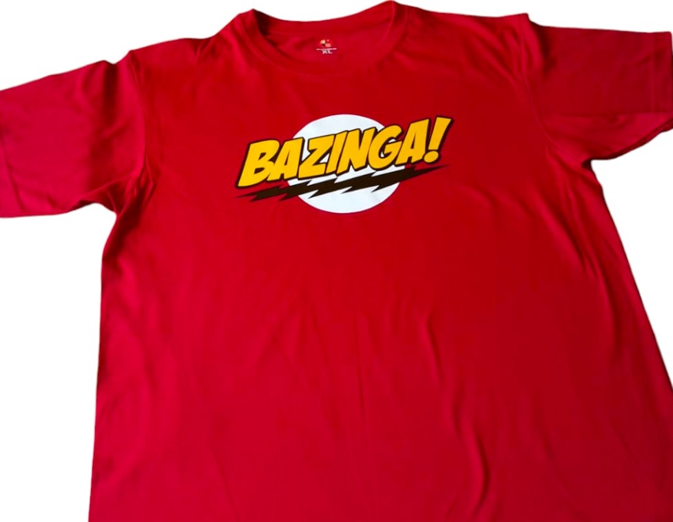 Camiseta BAZINGA!