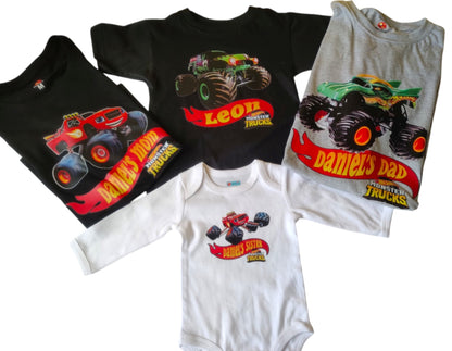 Camiseta / Body - HOT WHEELS MONSTER TRUCKS