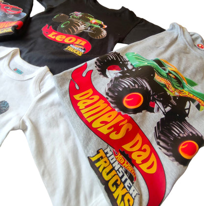 Camiseta / Body - HOT WHEELS MONSTER TRUCKS