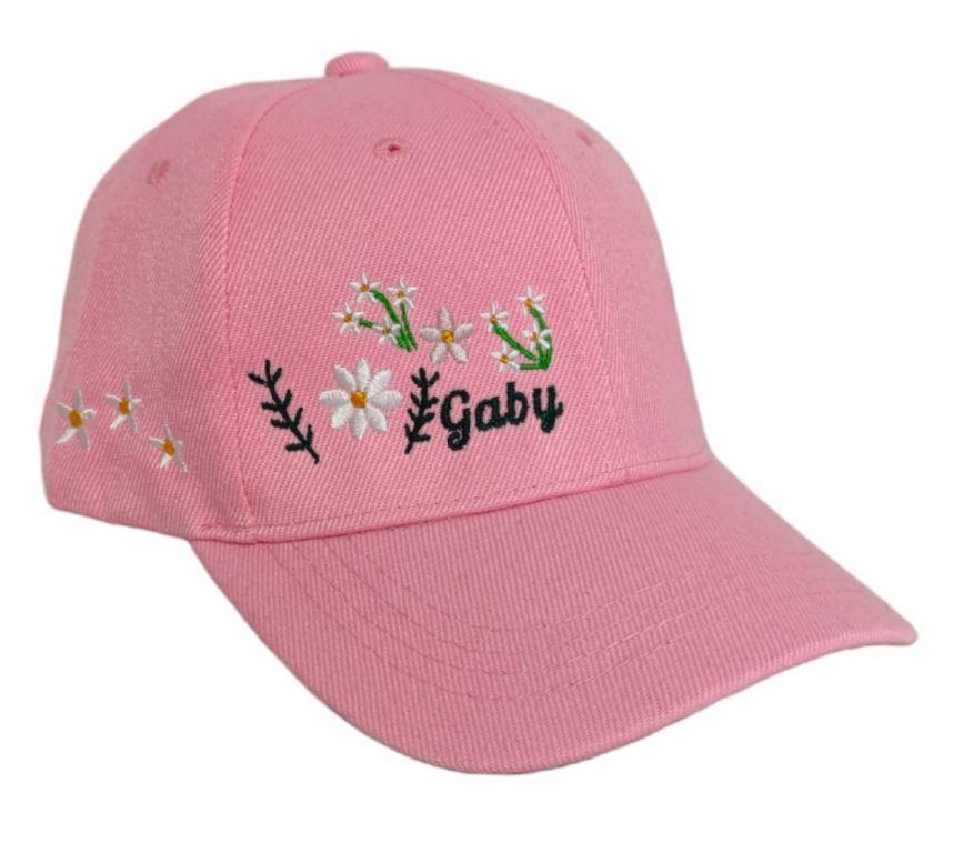 Gorra FLORES Y HOJAS (Nombre)