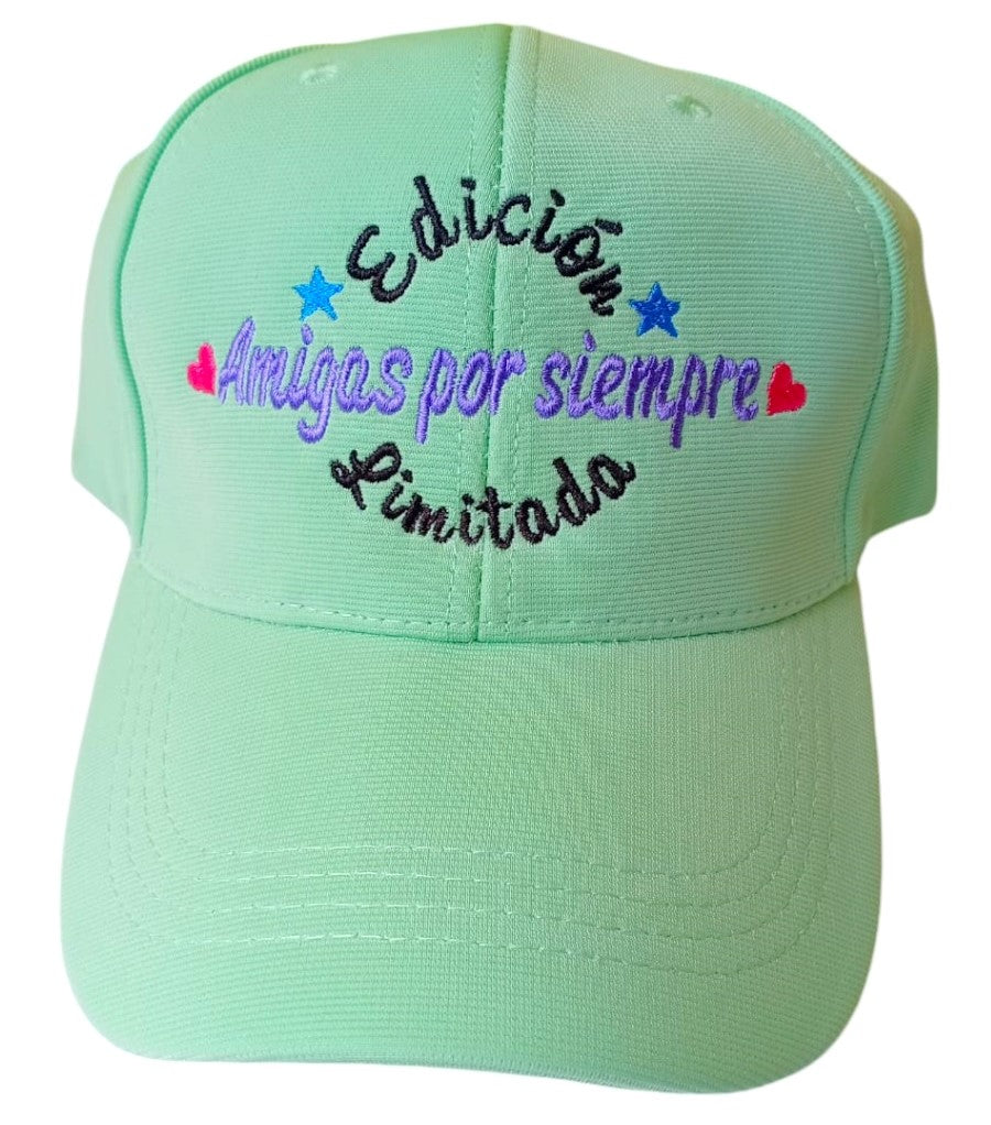 Gorra AMIGAS POR SIEMPRE (Nombre)