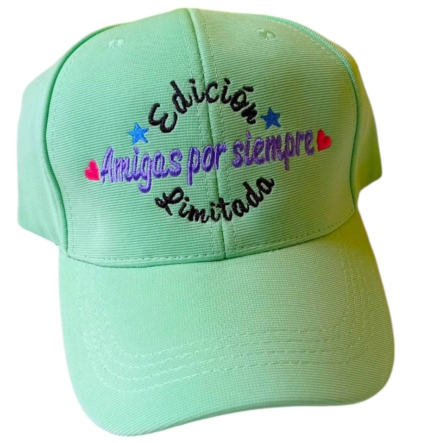 Gorra AMIGAS POR SIEMPRE (Nombre)