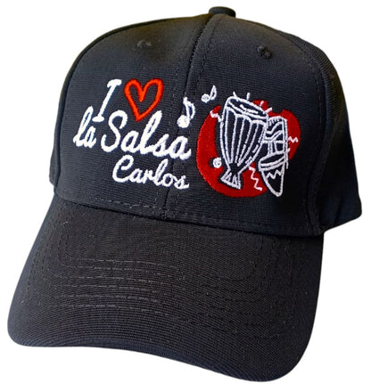 Gorra I LOVE LA SALSA (Nombre)