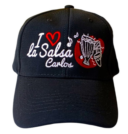 Gorra I LOVE LA SALSA (Nombre)