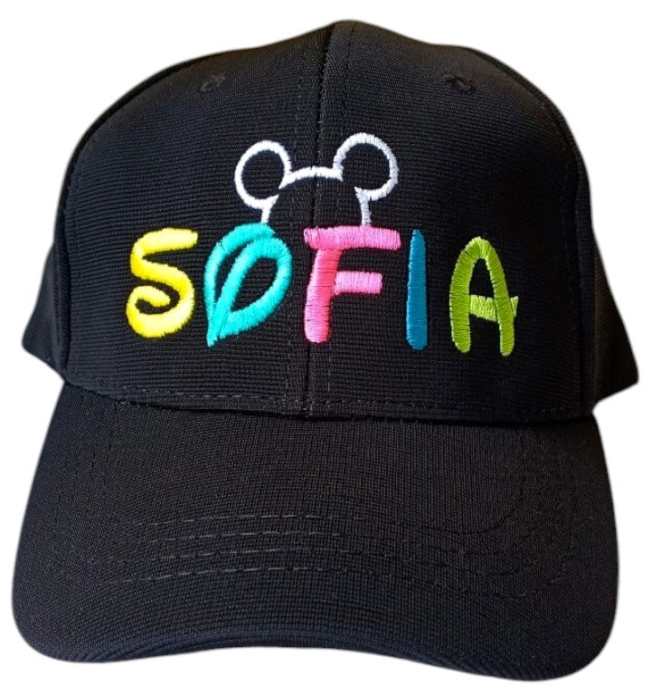 Gorra OREJAS MICKEY SOFIA (Nombre)