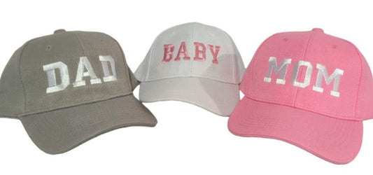 Gorras DAD, MOM & BABY