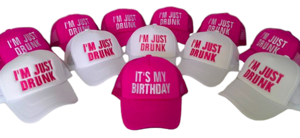 Gorras IT´S MY BIRTHDAY - I´M JUST DRUNK