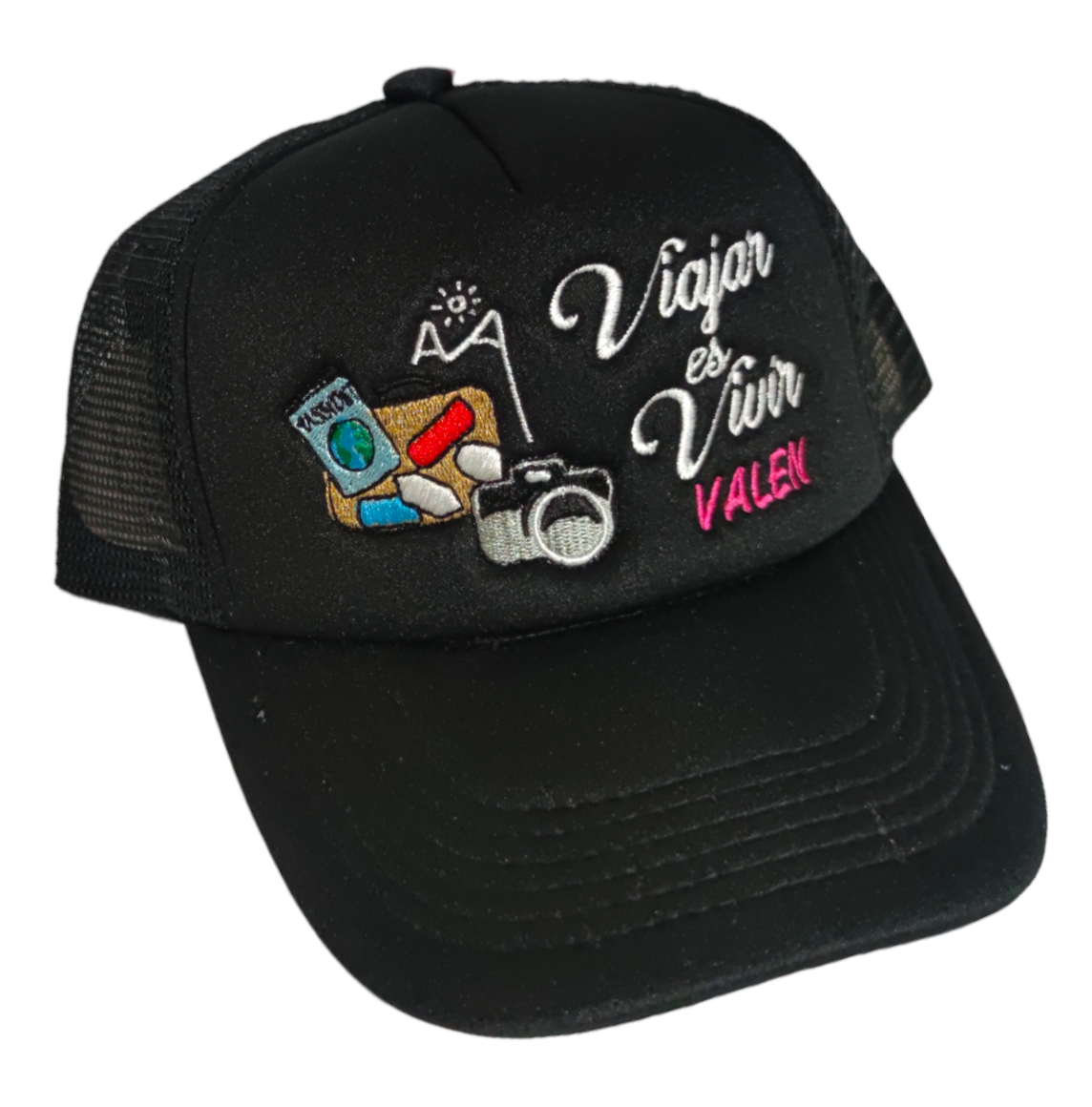 Gorra VIAJAR ES VIVIR (Nombre)