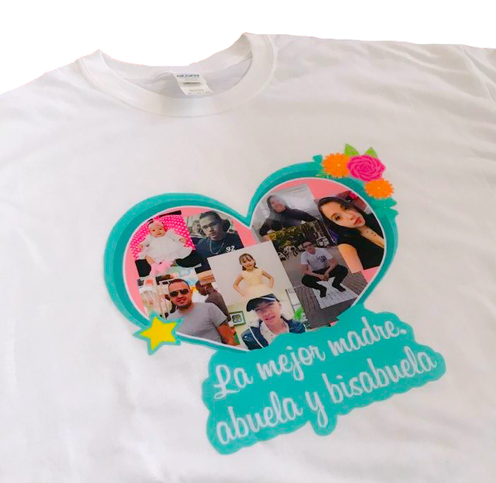 Camiseta LA MEJOR MADRE, ABUELA Y BISABUELA (Foto)