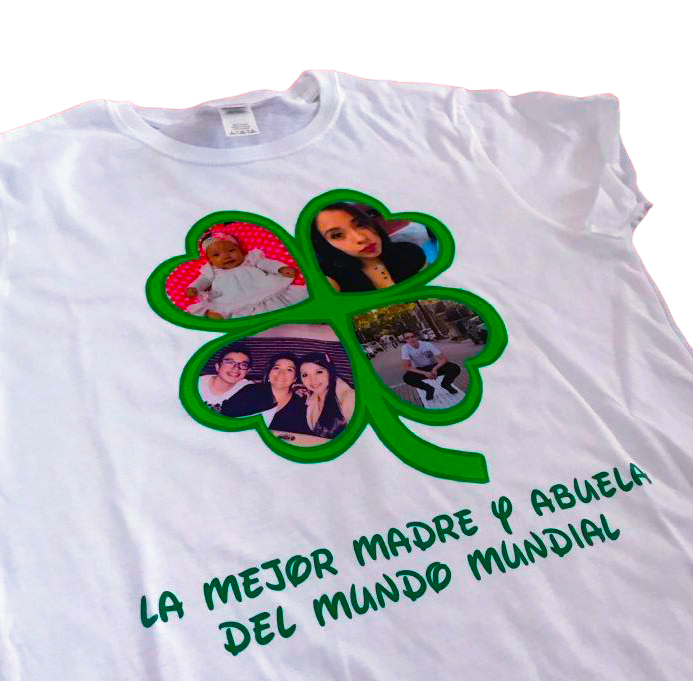 Camiseta LA MEJOR MADRE Y ABUELA (Foto)