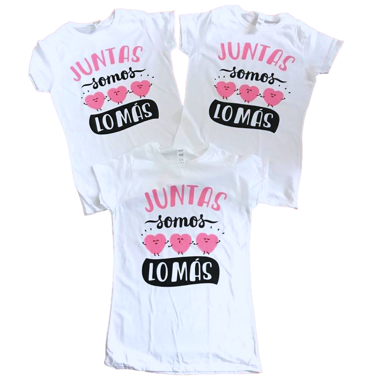 Camiseta JUNTAS SOMOS LO MÁS