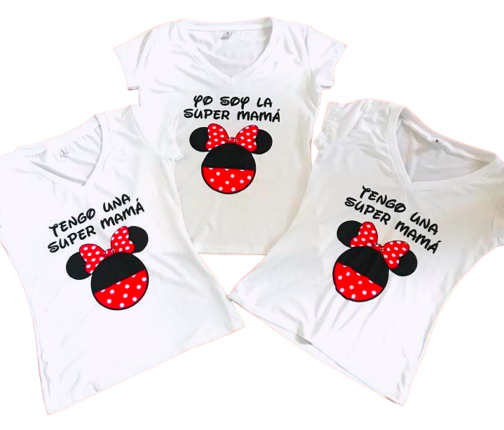 Camiseta MINNIE SUPER MAMÁ