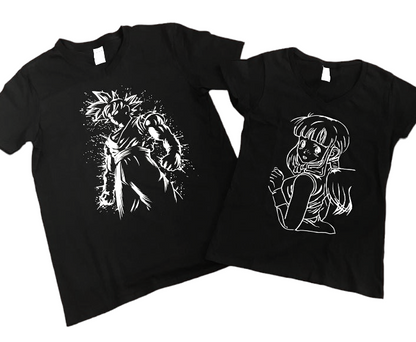 Camisetas de goku para parejas sales