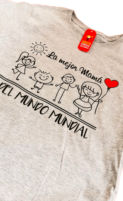 Camiseta LA MEJOR MAMÁ