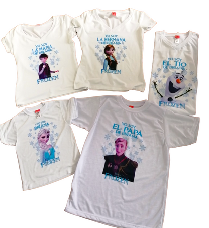 Camiseta FAMILIA FROZEN