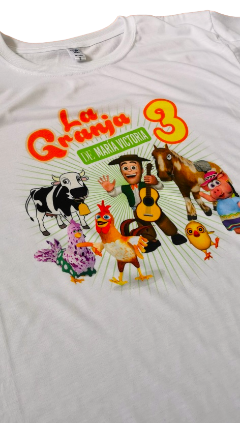 Camiseta Personalizada Playeras Personalizadas De La Granja De