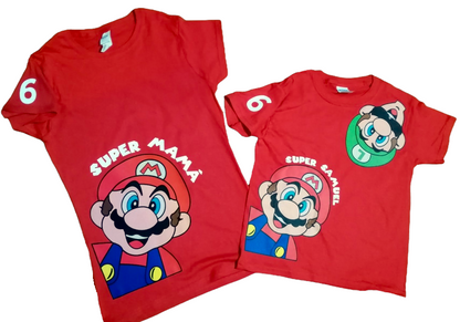 Camiseta SUPER MARIO Y LUIGI