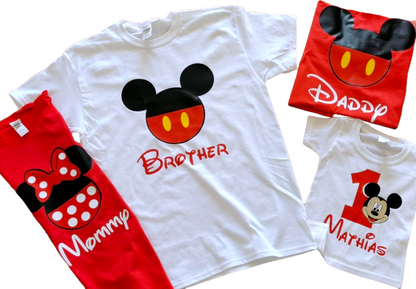 Mickey y Minnie - Mommy, Daddy, Brother y Mathias