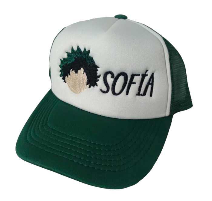 Gorra MY HERO ACADEMIA - IZUKU MIDORIYA (Nombre)