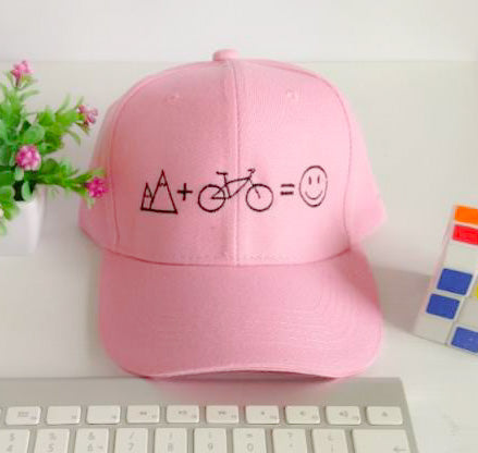 Gorra MONTAÑA + BICI = FELICIDAD