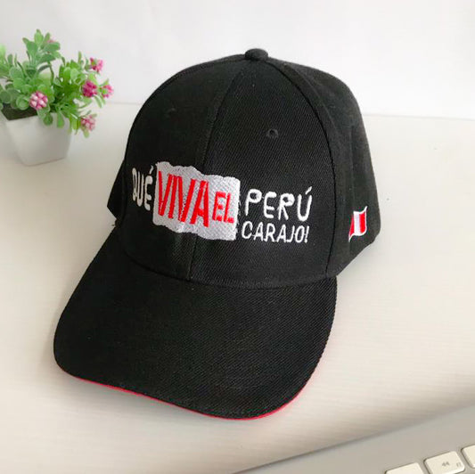 Gorra QUÉ VIVA EL PERÚ CARAJO!