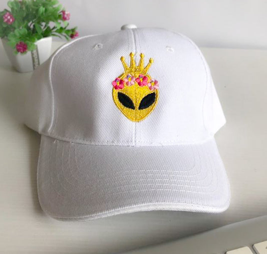 Gorra ALIEN CON CORONA Y FLORES