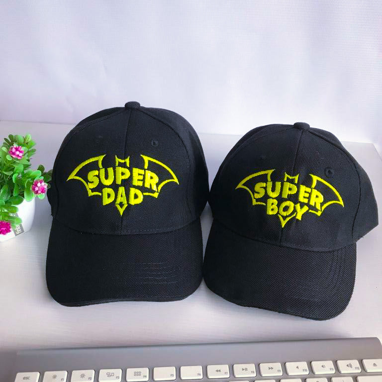 Gorras BATMAN- SUPER DAD & SUPER BOY