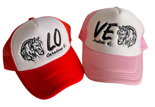 Gorras CABALLOS - LOVE (Nombres)