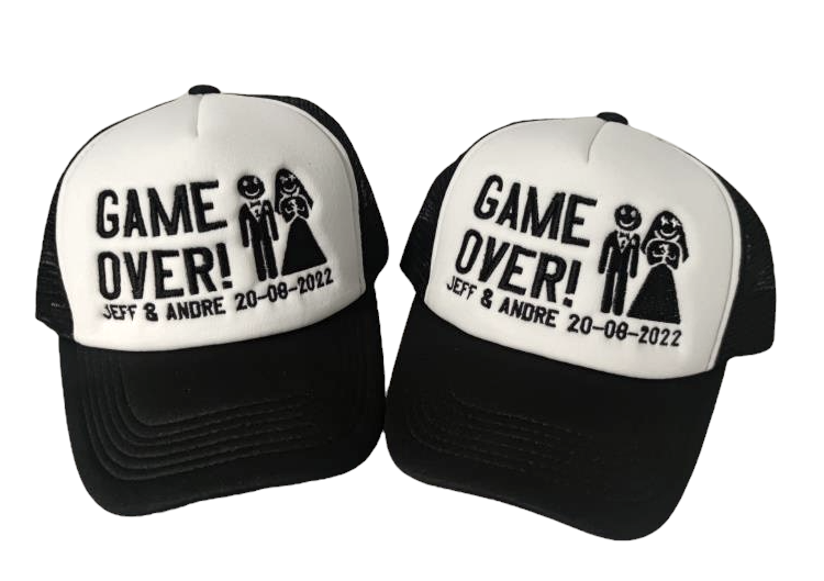 Matrimonio: Game Over! (nombres y fecha)
