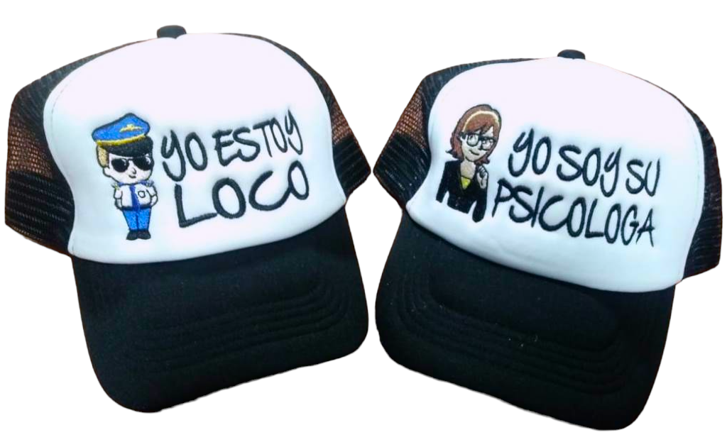 Gorras PILOTO Y PSICÓLOGA